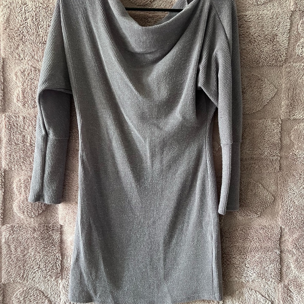 Forever 21 Gray Cowl Neck Sweater